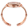 Montre Femme bracelet métal doré rose montre jonc 34 mm Excellanc