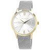 Montre Femme Just Watch bracelet acier inoxydable argenté maille milanaise 36 mm Nadine