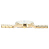 Montre Just Watch bracelet doré Homme cadran argenté chiffres arabes