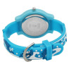 Montre QBos Enfant bracelet silicone bleu cadran blanc 32 mm