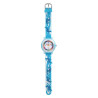 Montre QBos Enfant bracelet silicone bleu cadran blanc 32 mm