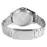 Montre Homme Q&Q bracelet acier inoxydable argenté 43 mm