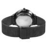 Montre Mixte Just Watch bracelet acier inoxydable noir cadran argenté