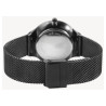 Montre Mixte Just Watch bracelet acier inoxydable noir cadran argenté