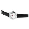 Montre Homme Just Watch bracelet cuir véritable noir