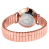Montre Femme Excellanc bracelet acier inoxydable doré rose bracelet extensible
