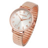 Montre Femme Excellanc bracelet acier inoxydable doré rose bracelet extensible