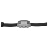 Montre Q&Q bracelet plastique noir Homme cadran gris