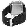 Montre Q&Q bracelet plastique noir Homme cadran gris