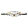 Montre Homme Excellanc bracelet acier extensible bicolore dateur 35 mm