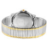 Montre Homme Excellanc bracelet acier extensible bicolore dateur 35 mm