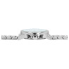 Montre Homme Pierrini bracelet acier inoxydable argenté cadran blanc