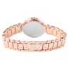 Montre Femme Excellanc bracelet métal doré rose cadran argenté 35 mm