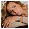 Montre bracelet acier inoxydable argenté maille milanaise 34 mm Femme Just Watch