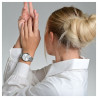 Montre Femme bracelet acier inoxydable argenté maille milanaise 36 mm Just Watch