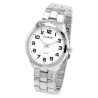 Montre Homme Classix bracelet métal argenté cadran blanc