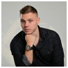 Montre bracelet acier inoxydable noir chronographe Homme Just Watch