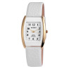 Montre bracelet cuir synthétique blanc Akzent Femme cadran blanc