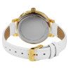 Montre Akzent Femme bracelet cuir synthétique blanc