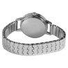 Montre Femme Excellanc bracelet acier inoxydable argenté bracelet extensible 35 mm