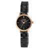 Montre Femme Raptor bracelet acier inoxydable noir dalida