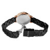 Montre Femme Raptor bracelet acier inoxydable noir dalida