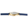 Montre Femme Flair bracelet cuir véritable bleu cadran bleu