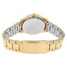 Montre Q&Q Femme bracelet acier inoxydable doré cadran doré