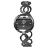 Montre Femme Akzent bracelet métal noir cadran noir 35 mm