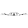 Montre Femme Q&Q bracelet acier inoxydable argenté cadran blanc 31 mm