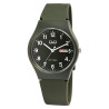 Montre bracelet silicone vert montre junior Q&Q Homme