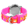 Montre Enfant Excellanc bracelet silicone rose motifs 3D animaux