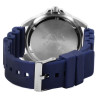 Montre Homme Q&Q bracelet silicone bleu cadran noir