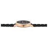Montre Raptor Femme bracelet acier inoxydable noir flake