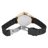 Montre Raptor Femme bracelet acier inoxydable noir flake