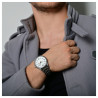 Montre Just Watch Homme bracelet acier inoxydable argenté cadran argenté 42 mm