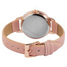 Montre Excellanc bracelet cuir synthétique rose Femme cadran rose 35 mm