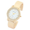 Montre Femme Excellanc bracelet métal doré montre jonc 33 mm