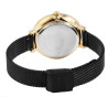 Montre Femme Just Watch bracelet acier inoxydable noir cadran dégradé doré et noir