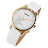 Montre Femme bracelet cuir véritable blanc loucia Raptor