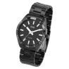 Montre Homme Q&Q bracelet acier inoxydable noir cadran noir