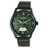 Montre bracelet cuir véritable vert falkor Homme Raptor
