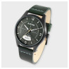 Montre bracelet cuir véritable vert falkor Homme Raptor