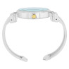 Montre Femme Excellanc jonc argenté cadran blanc chiffres dorés