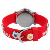 Montre Enfant Excellanc bracelet silicone rouge cadran blanc 27 mm