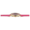 Montre Raptor bracelet cuir véritable rose Femme cadran rose
