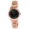 Montre Femme Raptor bracelet acier inoxydable doré rose cadran vert