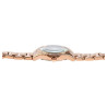 Montre Femme Raptor bracelet acier inoxydable doré rose cadran vert