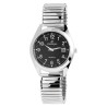 Montre Homme Classique bracelet acier inoxydable argenté dateur 36 mm