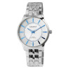Montre Homme Akzent bracelet métal argenté cadran argenté
